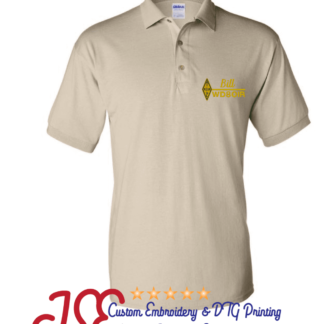 Amateur Radio Embroidered Golf Shirt