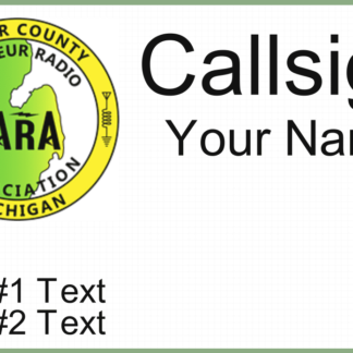 Lapeer County Radio Club ID Badge