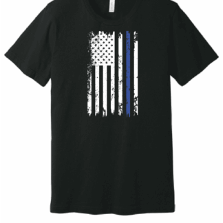 Thin Blue Line Flag T-Shirt