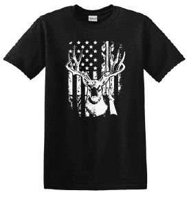 Buck and Flag T-Shirt