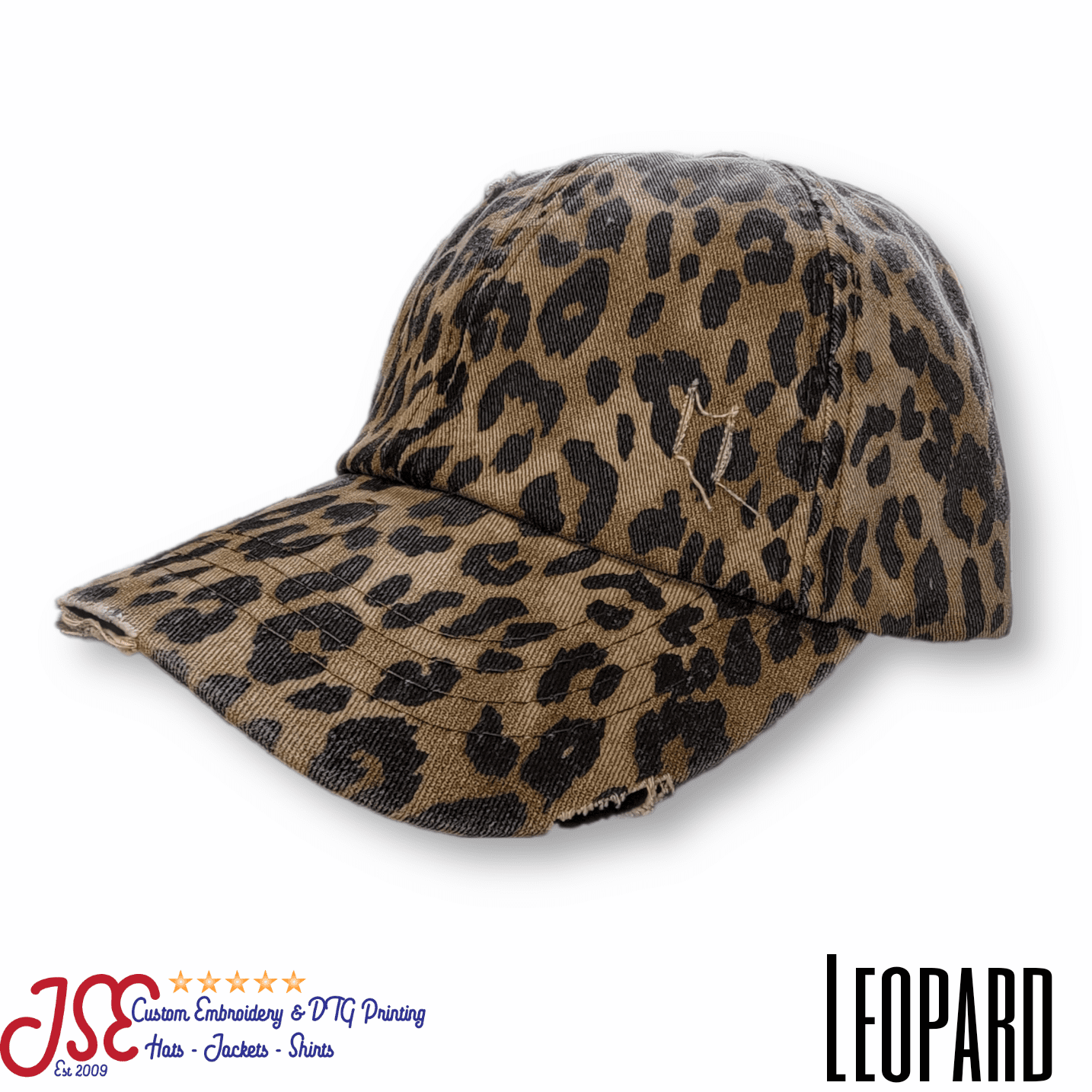 CC Beanie Washed Denim High Pony Cap