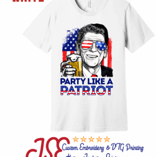 Reagan Party Like a Patriot T-Shirt