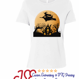 Woman's Bella Canvas Relaxed Fit Tee - Witch_11