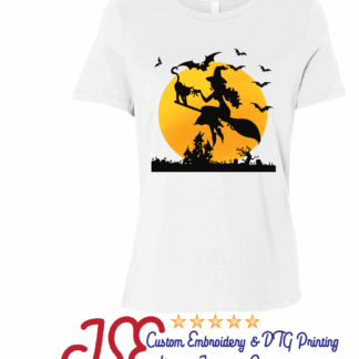 Woman's Bella Canvas Relaxed Fit Tee - Witch_12