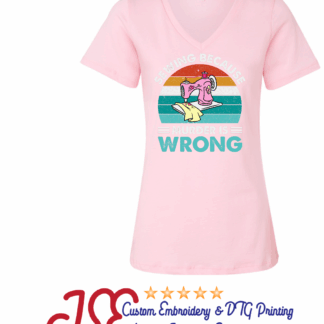 Bella Canvas Women's Relaxed Fit V-Neck Tee - Sewing Humor