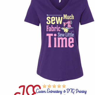Bella Canvas Women's Relaxed Fit V-Neck Tee - Sew little Time