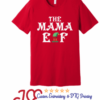 Christmas Mama Elf  T-Shirt
