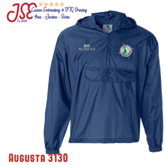 (Parks On The Air) Augusta Packable Half-Zip Hooded Pullover Jacket