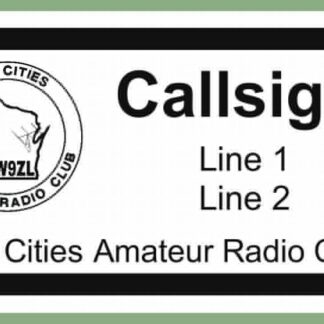 Fox Cities Amateur Radio Club ID Badge