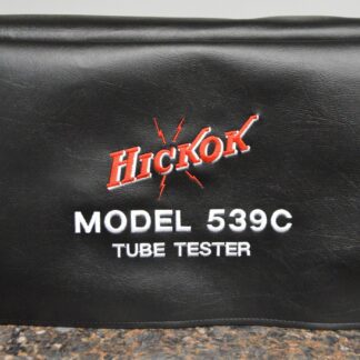 Hickok 539C Tube Tester Dust Cover