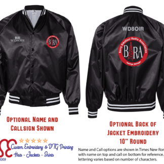 Barry ARA Satin Baseball Jacket