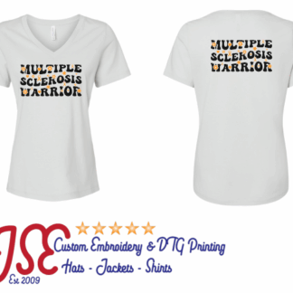 Multiple Sclerosis Flower Power Womens T-Shirt