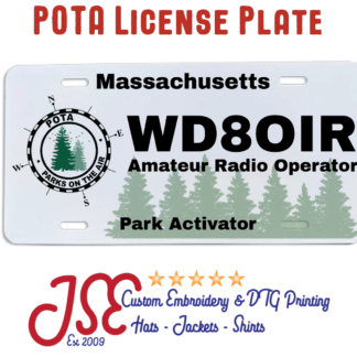 Parks On The Air License Plate