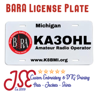 Barry ARA License Plate