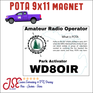 Parks On The Air 9"x11" Magnet