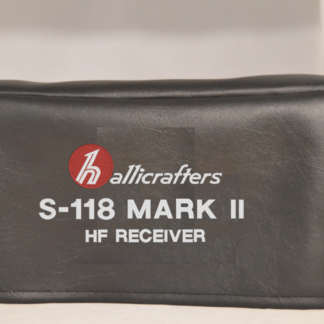 Hallicrafters S-118 MARK II Dust Cover