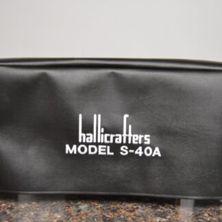 Hallicrafters S-40A Dust Cover