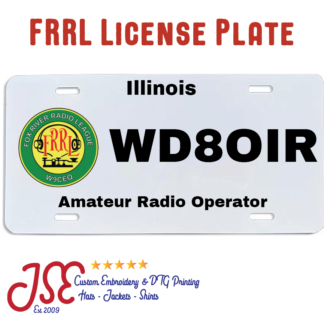 Fox River Radio League License Plate
