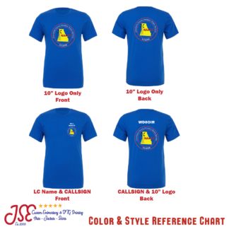 Cleveland County ARS T-SHIRT DTG Printed