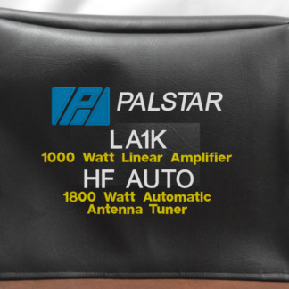 Palstar LA-1K with HF-Auto when stacked Dust Cover