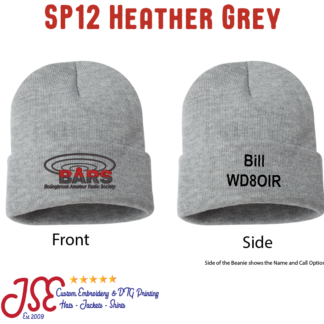 Bolingbrook Amateur Radio Society Embroidered Beanie