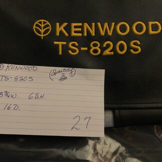 Kenwood TS-820S Vintage Series Cover - 27