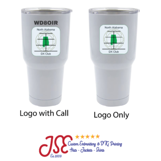 North Alabama DX Club 30 ounce Tumbler