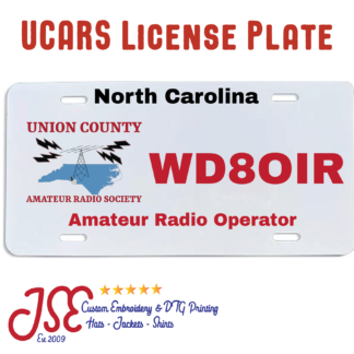 Union County ARS License Plate