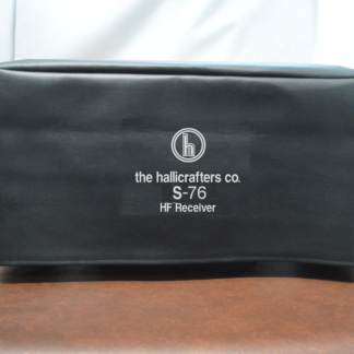 Hallicrafters S-76 Dust Cover