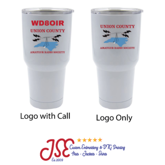 Union County ARS Double Wall Vacuum Stainless Steel 30-ounce Tumbler