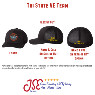 Tri State VE Team FlexFit 6511 Club Hat