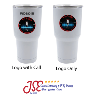 Tri-State VE Team Double Wall Vacuum Stainless Steel 30-ounce Tumbler