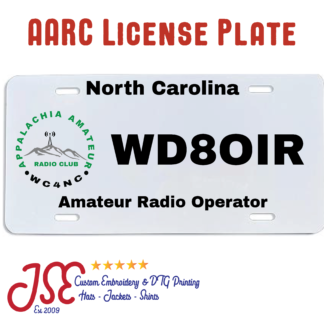 Appalachia Amateur Radio Club License Plate