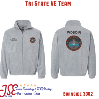 Tri State VE Team Burnside 3062 Embroidered Jacket