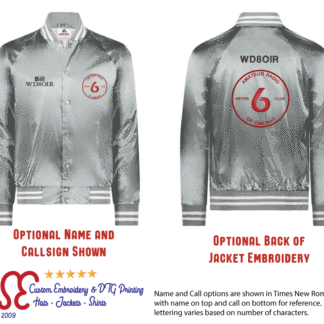 Six Meter Club of Chicago Augusta Satin Jacket