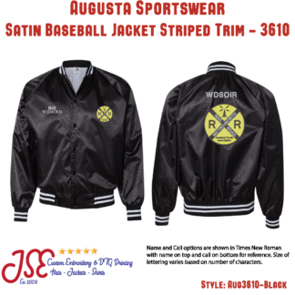 Metro-North Railroad Amateur Radio Association Augusta Satin Jacket