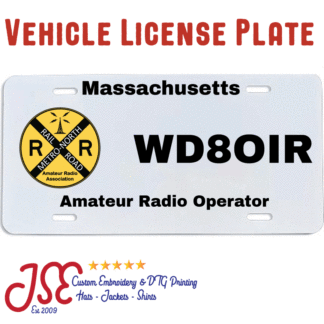 Metro-North RailRoad Amateur Radio Association License Plate