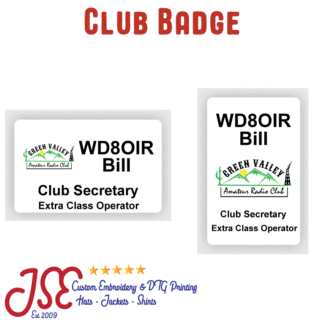 Green Valley Amateur Radio Club Badge
