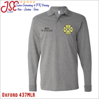 Metro-North Railroad Amateur Radio Association Long Sleeve Polo Shirt