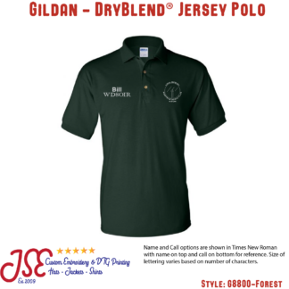 Lake Region Amateur Radio Club Embroidered Polo