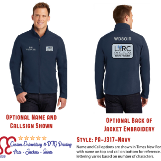 Livonia Amateur Radio Club PA Core Soft Shell Jacket