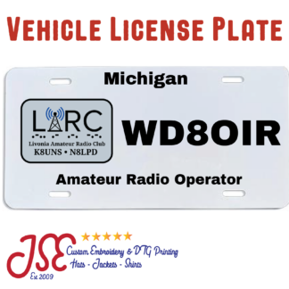 Livonia Amateur Radio Club License Plate