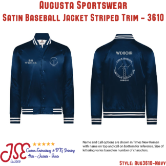Lake Region Amateur Radio Club Augusta Satin Jacket