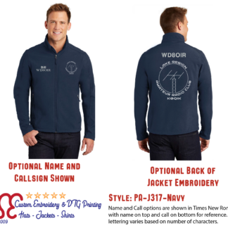 Lake Region Amateur Radio Club PA Core Soft Shell Jacket