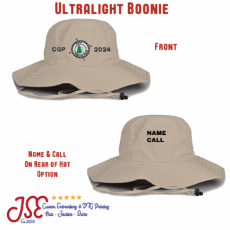 CA QSO Party 2024 - Parks on the Air Boonie Hat