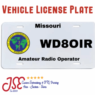 St Charles Amateur Radio Club License Plate