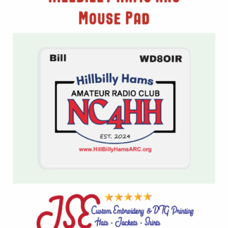 Hillbilly Hams Amateur Radio Club Mouse Pad